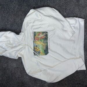 Primark Cream Hoodie with Angelic Graphic